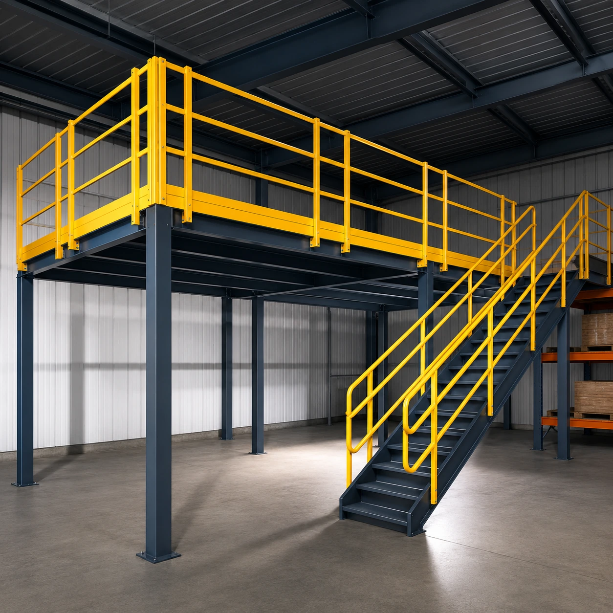Mezzanine Floor of PEB